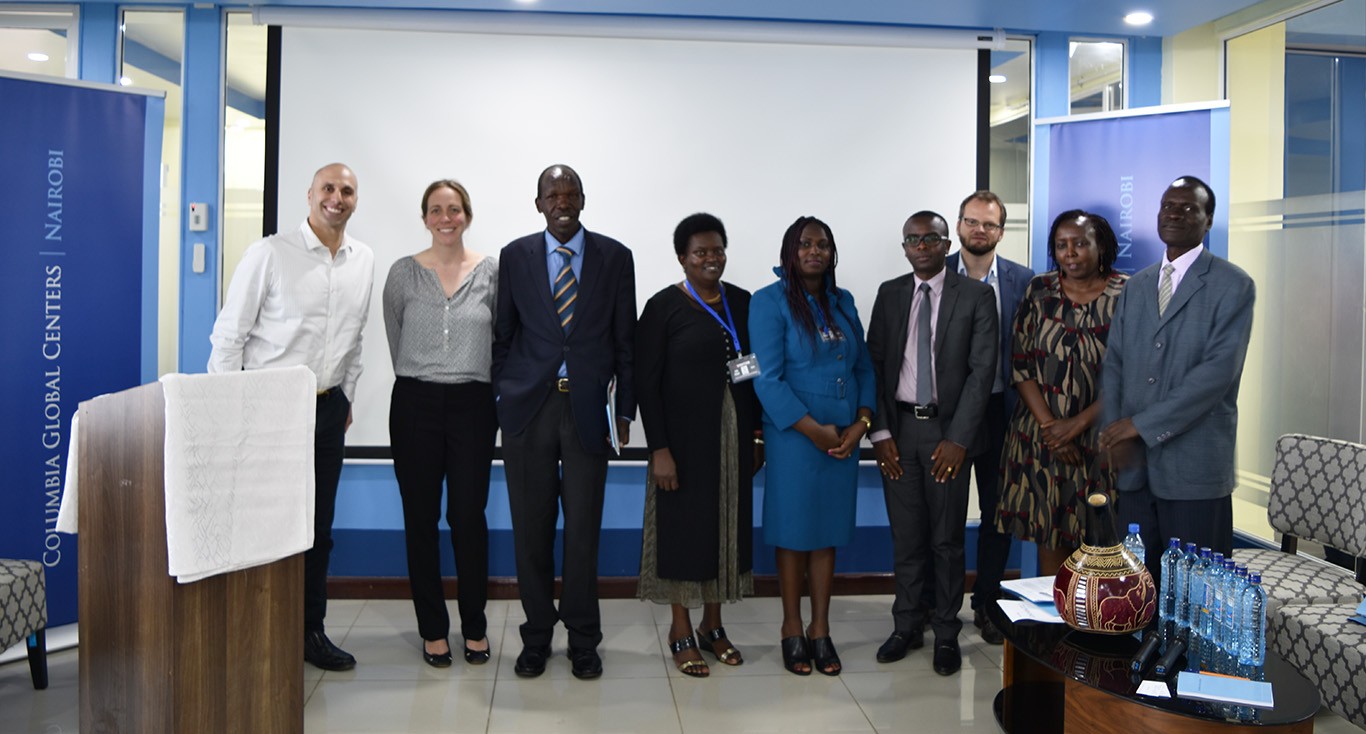 Panelists of the Model International Mobility Convention Launch at the Columbia Global Centers | Nairobi, 2018-03-22