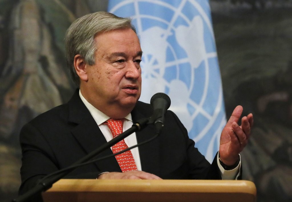 António Guterres, the United Nations secretary general, expressed hope that the United States would one day decide to join a migration agreement negotiated by the United Nations. Credit: Yuri Kochetkov/Shutterstock